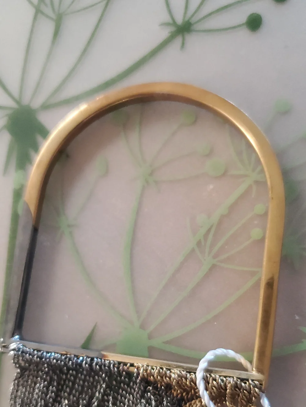 NWT MM6 Maison Martin Margiela Two-Tone Gold & Silver Chain Fringe Bracelet